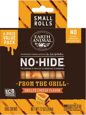 EARTH ANIMAL DOG NO HIDE GRILL CHEESE SMALL VALUE 6 PACK
