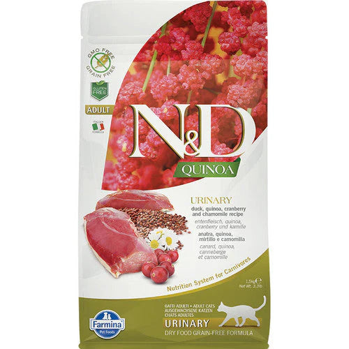 FARMINA QUINOA CAT URINARY DUCK 3.3#