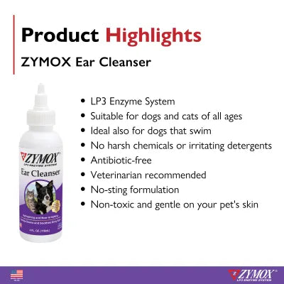 ZYMOX EAR CLEANSER 4OZ