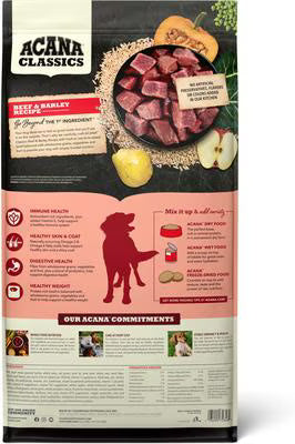 ACANA DOG CLASSICS BEEF BARLEY 32#