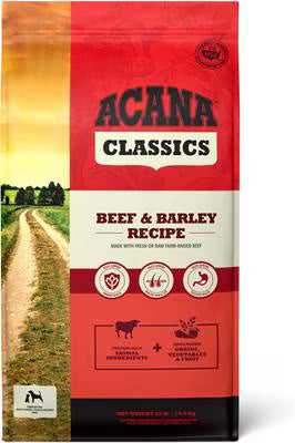 ACANA DOG CLASSICS BEEF BARLEY 22.5#