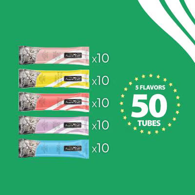 FUSSIE CAT TUNA 5 FLAVORS VARIETY 50CT