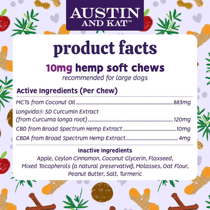 AUSTIN & KAT CBD PREMIUM CHEW 10MG 10PK