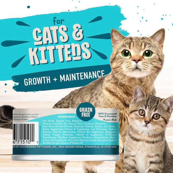 EARTHBORN CAT GRAIN FREE MONTEREY MEDLEY 3OZ/24 PK