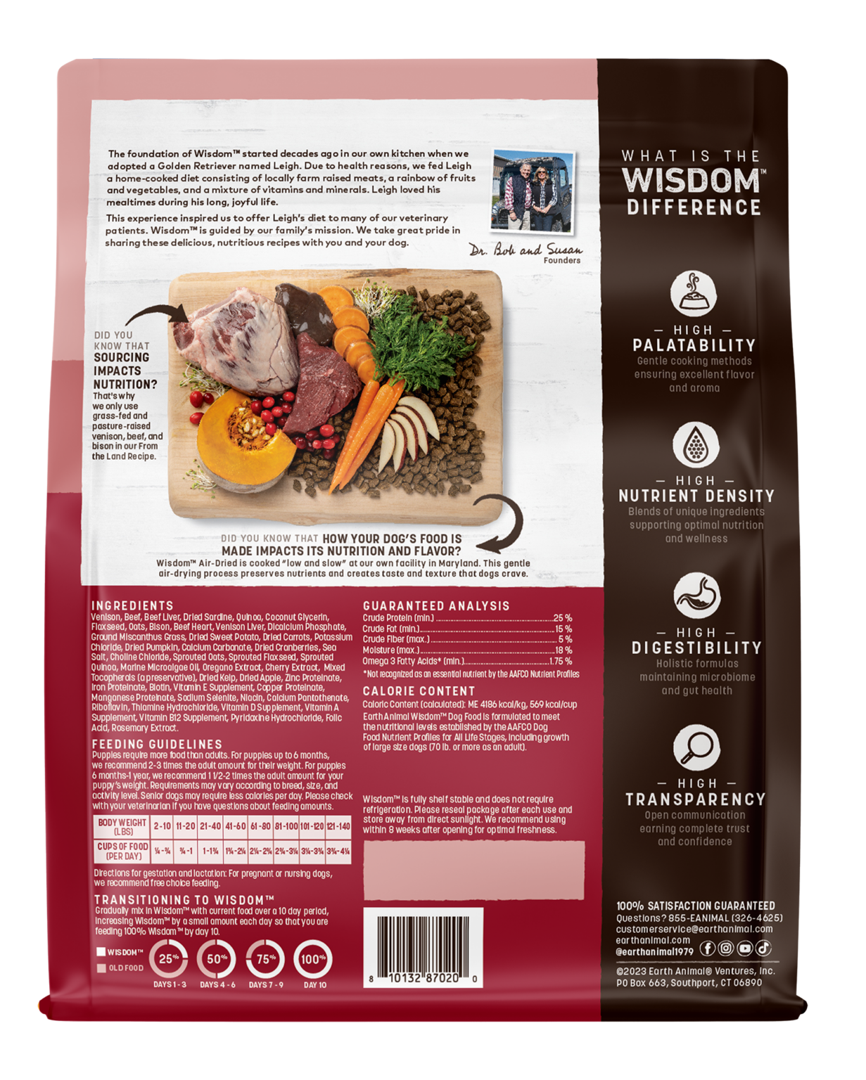 EARTH ANIMAL WISDOM AIR DRIED LAND 2#