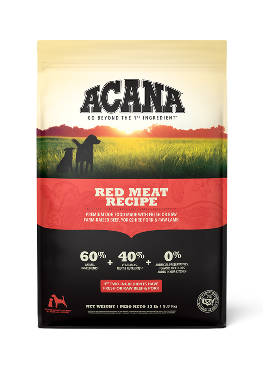 ACANA DOG GRAIN FREE RED MEAT 13#