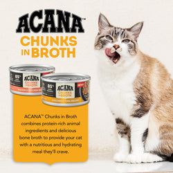 ACANA CAT GRAIN FREE CHUNK 3OZ VARIETY 12 PK