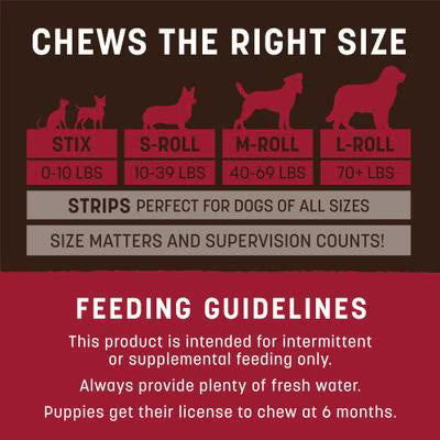 EARTH ANIMAL NO HIDE BEEF LARGE VALUE 3PK