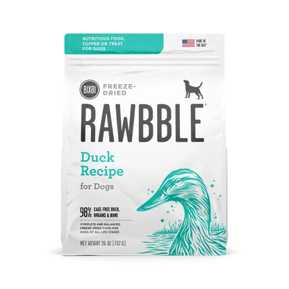 RAWBBLE DOG FREEZE DRIED DUCK 26OZ