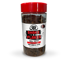 RAISED RIGHT DOG & CAT SHAKE A FLAKES BEEF 4.5OZ