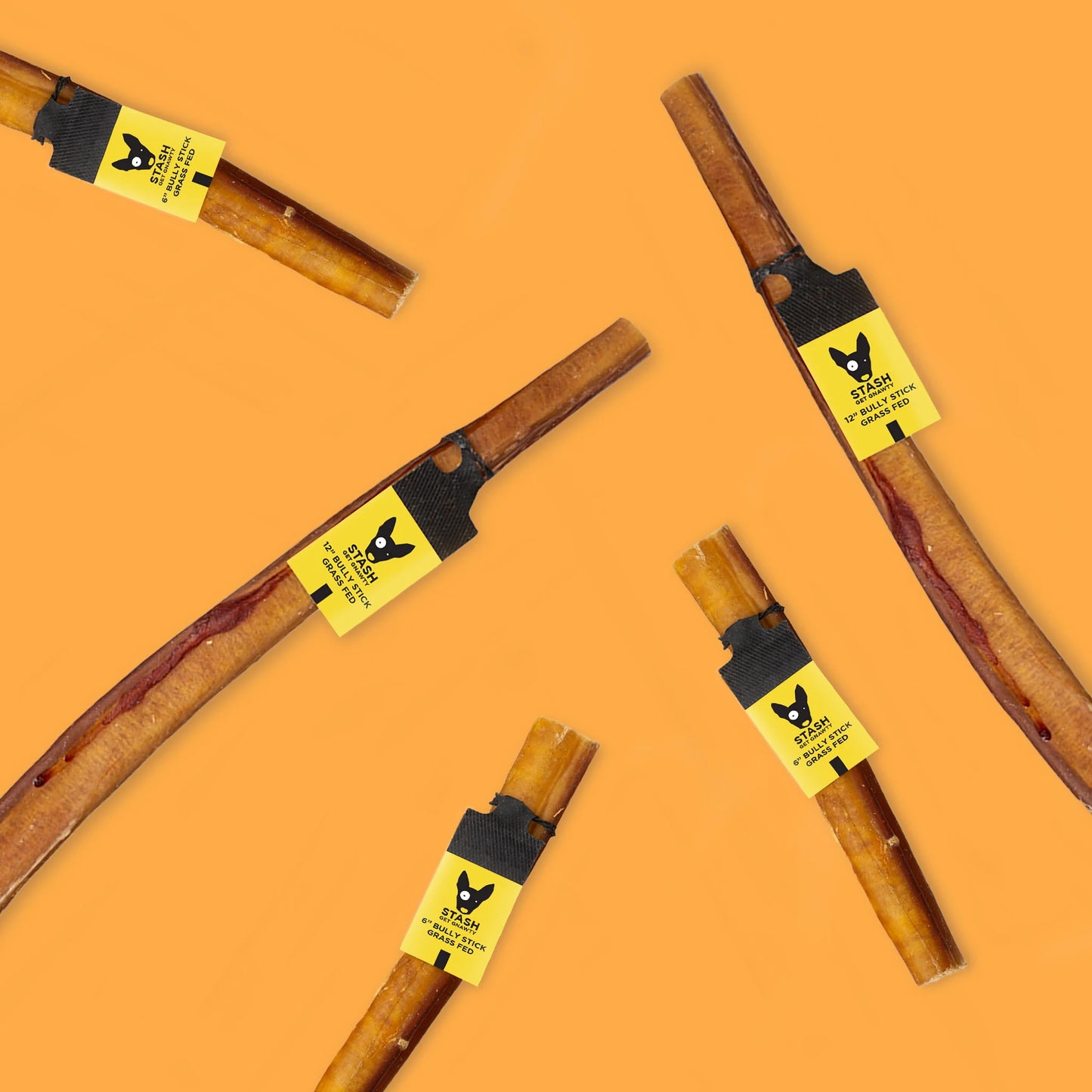 STASH DOG BULLY STICK JUMBO 12" 25CT