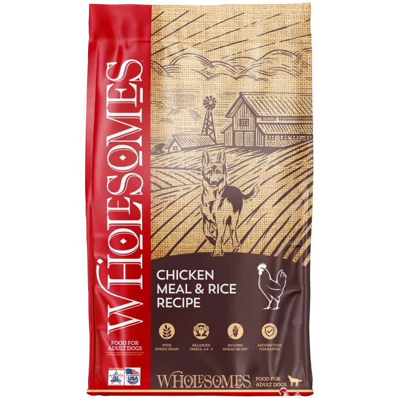 WHOLESOMES CHICKEN MEAL & RICE 40#