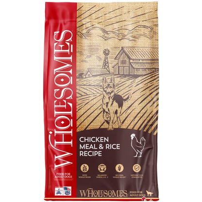 WHOLESOMES CHICKEN MEAL & RICE 40#