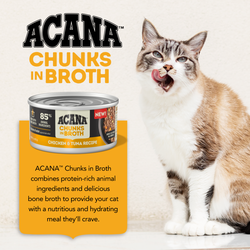 ACANA CAT GRAIN FREE CHUNK CHICKEN TUNA 5.5OZ/12 PACK