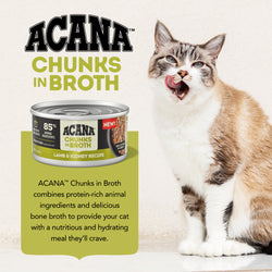 ACANA CAT GRAIN FREE CHUNK LAMB KIDNEY CARE 5.5OZ/12 PACK