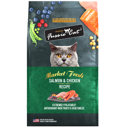 FUSSIE CAT MARKET FRESH SALMON CHICKEN 10#