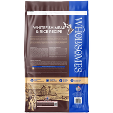 WHOLESOMES DOG WHITEFISH MEAL & RICE 40#