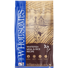 WHOLESOMES DOG WHITEFISH MEAL & RICE 40#