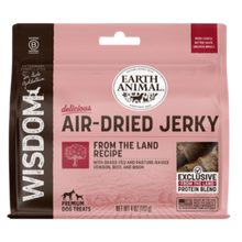 EARTH ANIMAL WISDOM AIR DRIED JERKY FROM THE LAND 4OZ