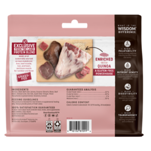 EARTH ANIMAL WISDOM AIR DRIED JERKY FROM THE LAND 4OZ