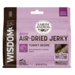 EARTH ANIMAL WISDOM AIR DRIED JERKY TURKEY 4OZ