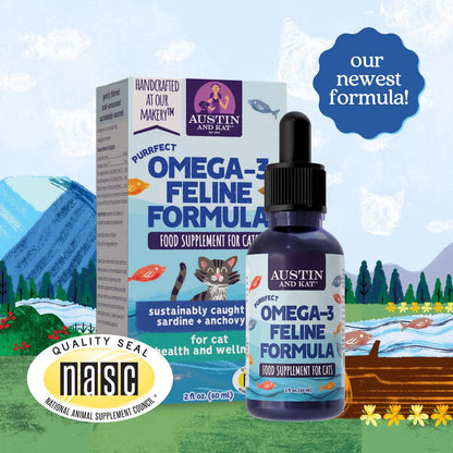 AUSTIN & KAT CAT PURRFECT OMEGA-3 2OZ