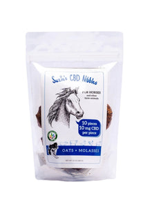 SUZIE'S OAT & MOLASSES 10 MG CBD NIBBLES FOR HORSES 10 CT BAG