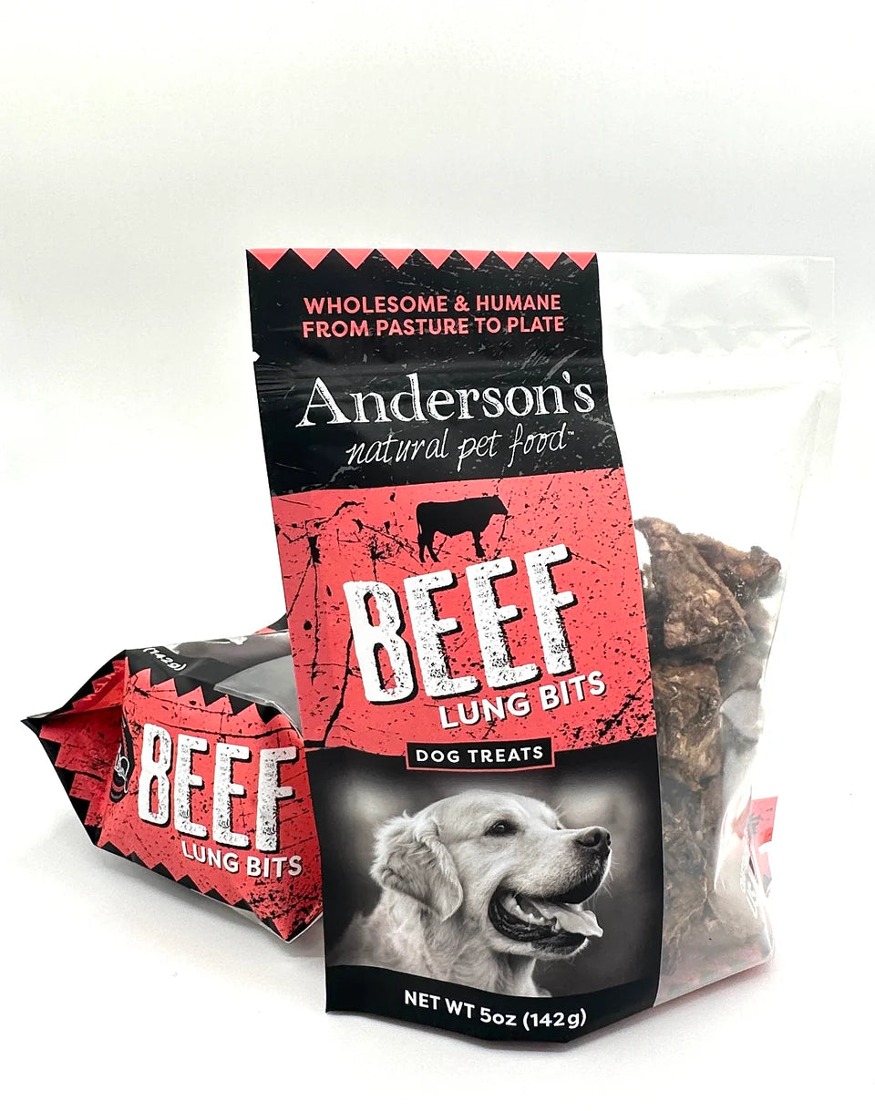 ANDERSONS BEEF LUNG BITS 16OZ