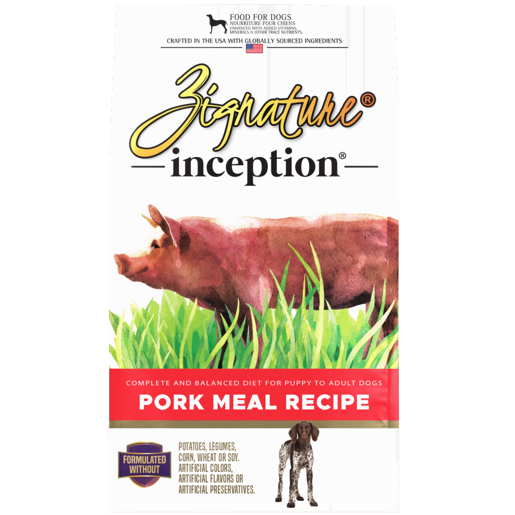 INCEPTION DOG DRY FOOD PORK MEAL RECIPE 27#