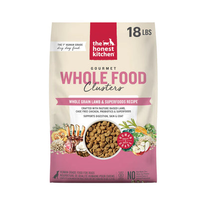 HONEST KITCHEN DOG CLUSTERS WHOLE GRAIN LAMB 18#