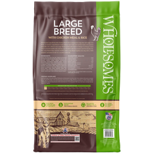 WHOLESOMES DOG LARGE BREED CHICKEN MEAL & RICE 40#
