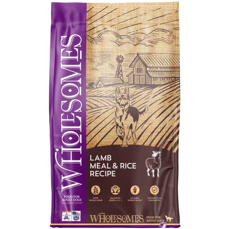 WHOLESOMES LAMB MEAL & RICE 40#