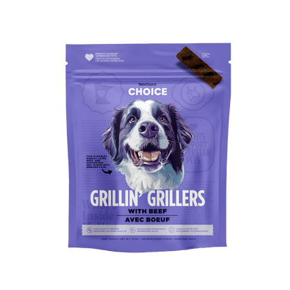 NUTRISOURCE DOG CHOICE GRILLER BEEF 12OZ