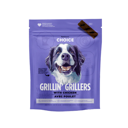 NUTRISOURCE DOG CHOICE GRILLER CHICKEN 12OZ