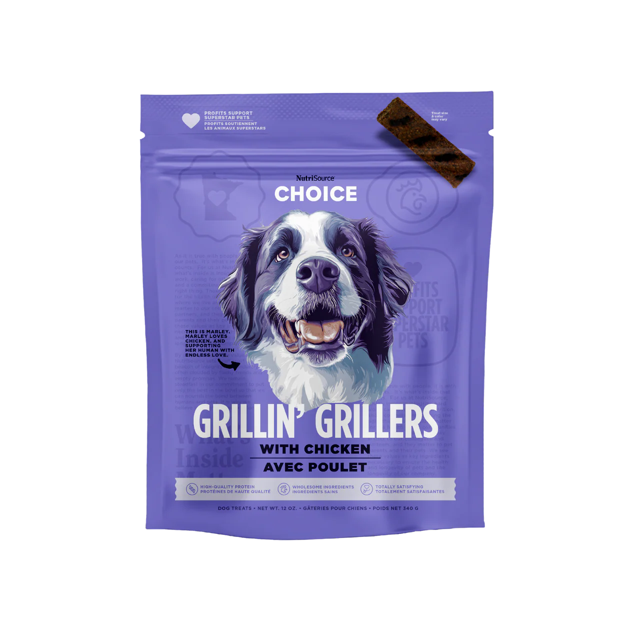 NUTRISOURCE DOG CHOICE GRILLER CHICKEN 32OZ