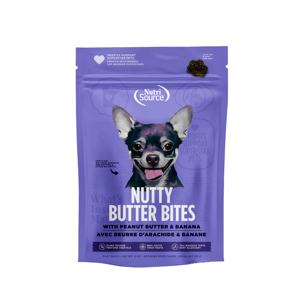 NUTRISOURCE PEANUT BUTTER BANANA BITES 6OZ
