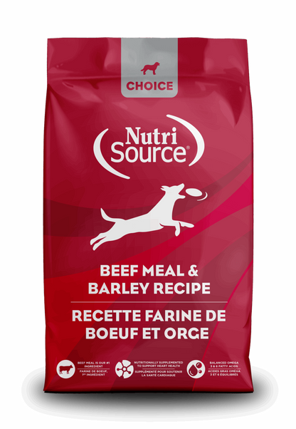 NUTRISOURCE DOG CHOICE BEEF BARLEY 5#