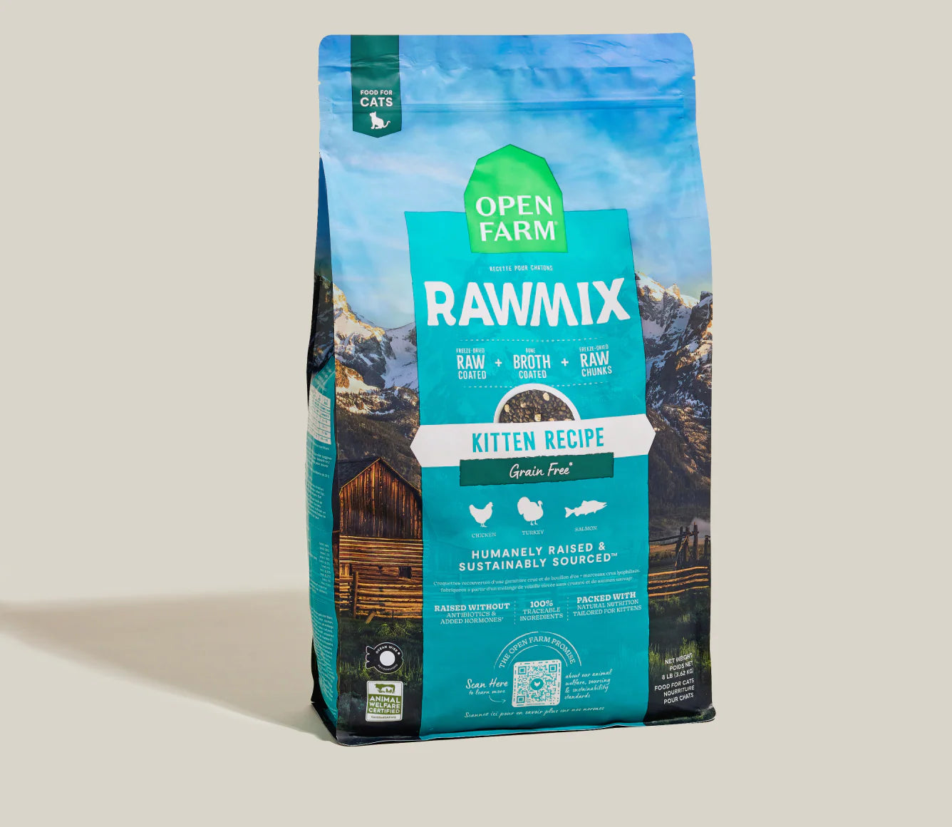 OPEN FARM GRAIN FREE RAWMIX KITTEN 2.25#