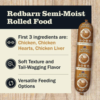 RED BARN DOG FOOD ROLL CHICKEN LARGE 4#