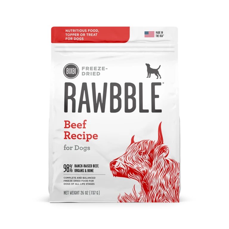 RAWBBLE DOG FREEZE DRIED BEEF 4.5OZ
