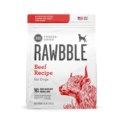 RAWBBLE DOG FREEZE DRIED BEEF 4.5OZ