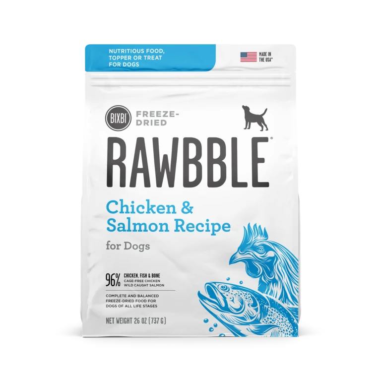 RAWBBLE DOG FREEZE DRIED CHICKEN SALMON 26OZ
