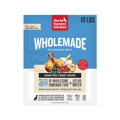 HONEST KITCHEN DOG GRAIN FREE TURKEY 2# BOX