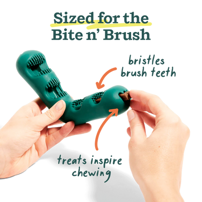 WOOF DOG BITE N BRUSH SMALL