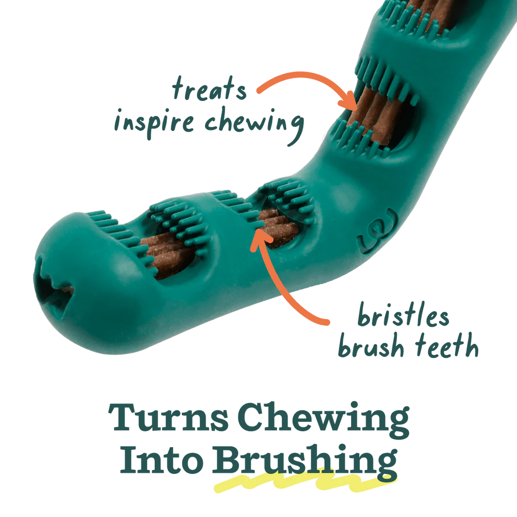 WOOF DOG BITE N BRUSH SMALL