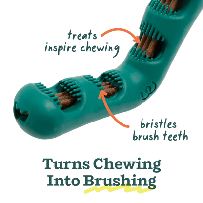 WOOF DOG BITE N BRUSH SMALL