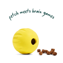 WOOF DOG FORAGER FLYBALL YELLOW