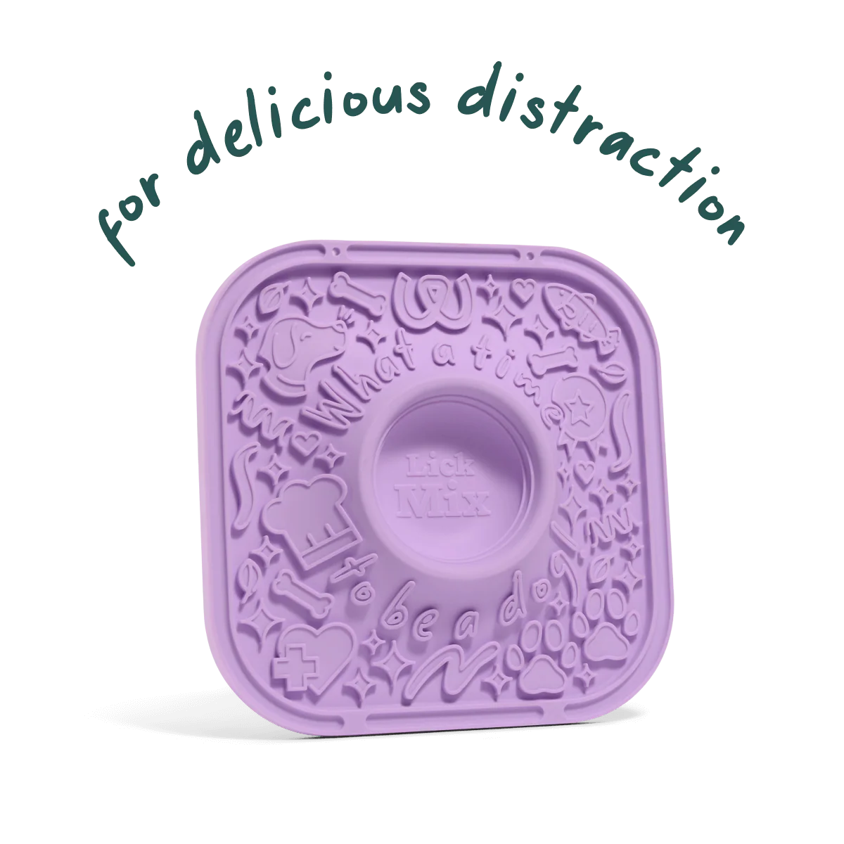WOOF DOG LICKMAT LAVENDER