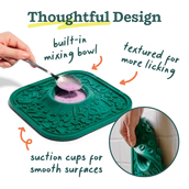 WOOF DOG LICKMAT GREEN