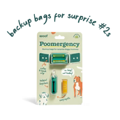 WOOF DOG POOMERGENCY GREEN